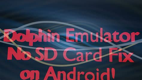 dolphin emulator no memory card.